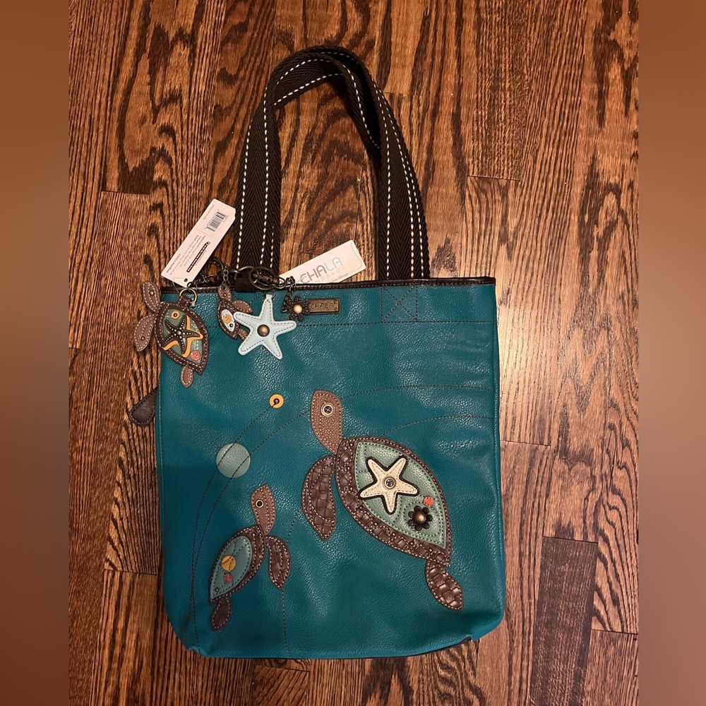 New with Tags Chala Everyday Tote Turtles